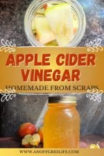 How to Make Homemade Apple Cider Vinegar From Apple Scraps - An Off ...
