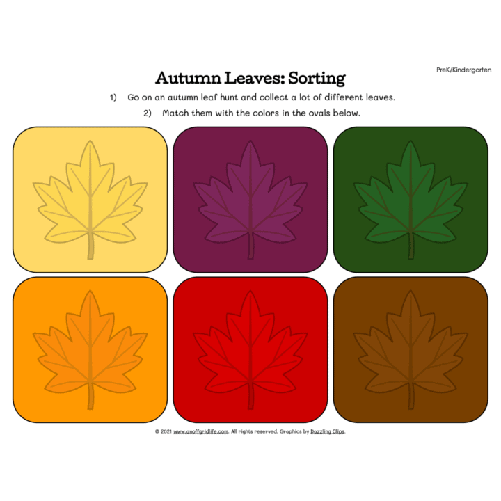 Fall Leaves Printables And Facts About Leaves An Off Grid Life