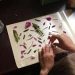 Pressed Wildcraft Bookmark.