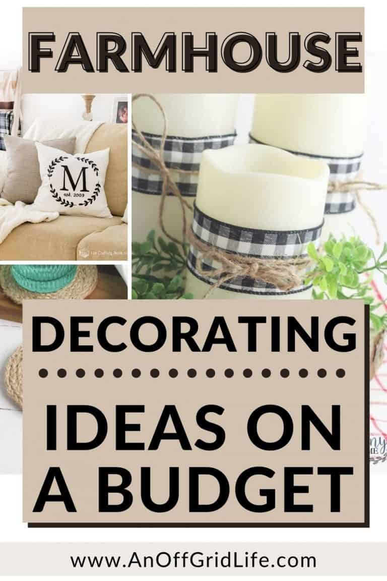 35 Farmhouse Decorating Ideas on a Budget - An Off Grid Life