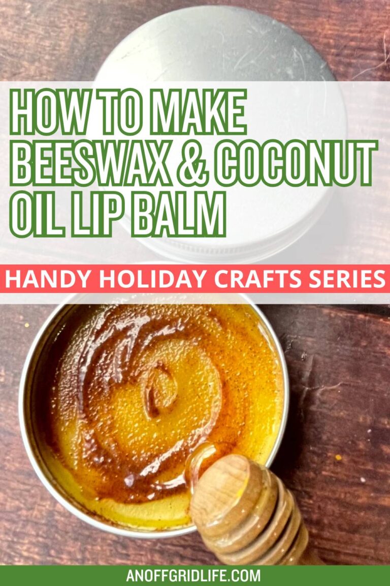 How to Make Lip Balm with Beeswax and Coconut Oil An Off Grid Life