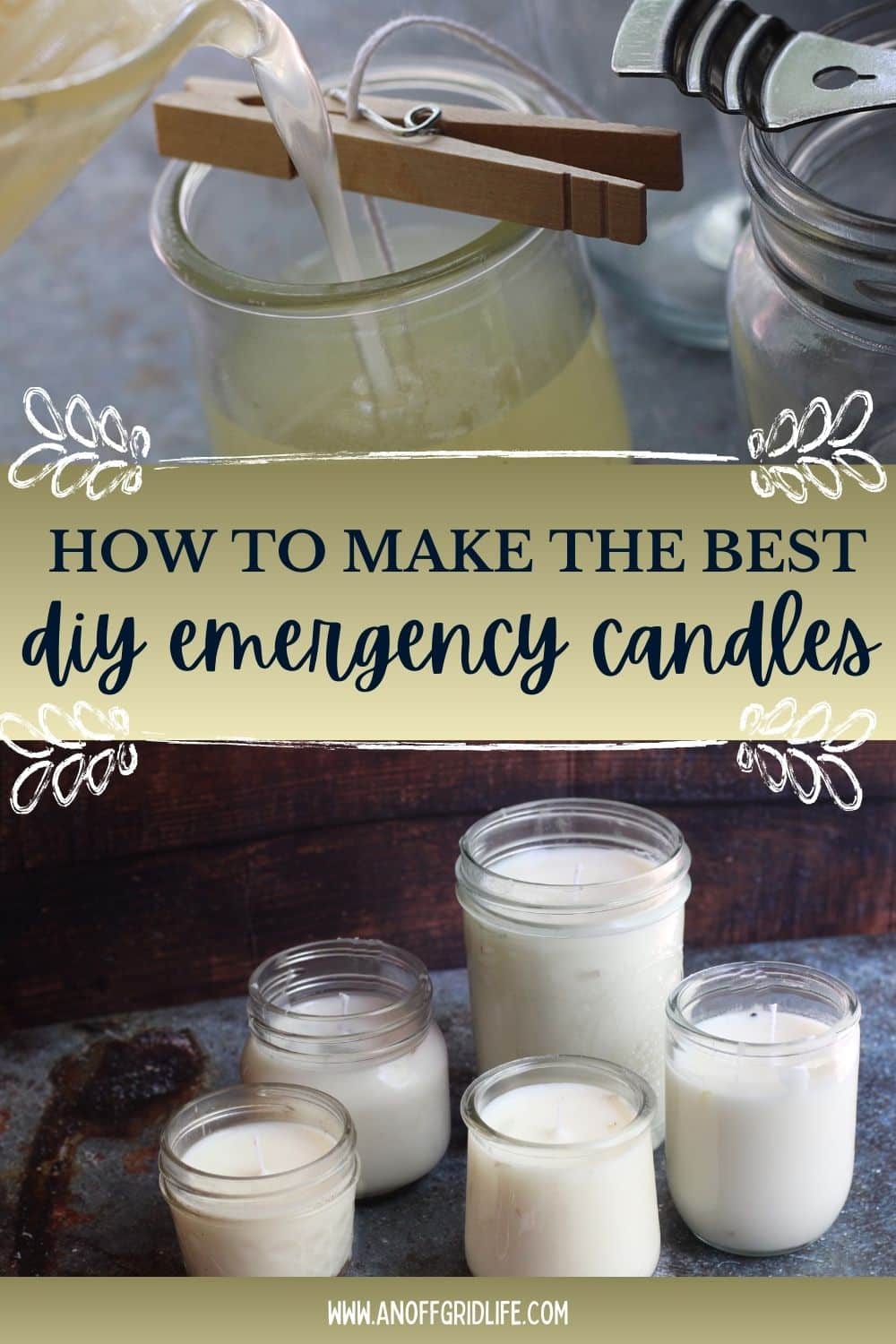 How to Make an Emergency Candle With Household Objects