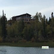 Off Grid home from the lake in summer