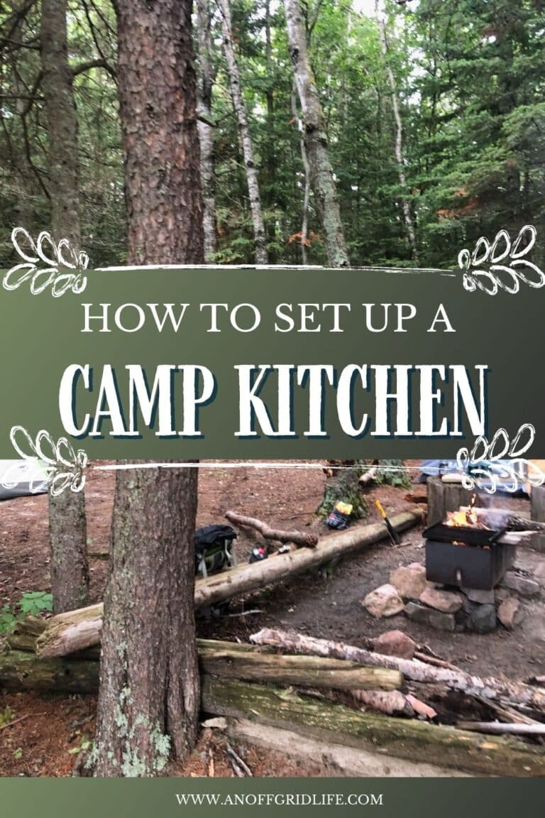 How to Set Up Your DIY Camp Kitchen - An Off Grid Life