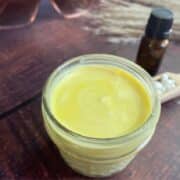 Natural homemade sunscreen.
