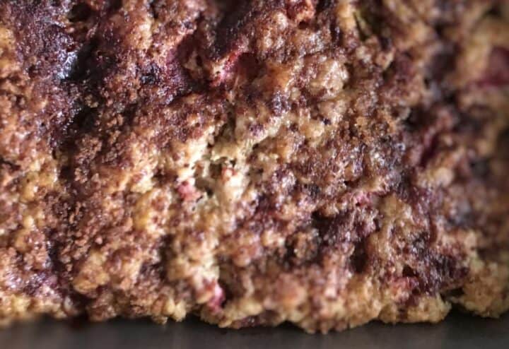 Strawberry Rhubarb Coffee Cake.