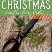 Rustic and pioneer christmas crafts for kids.