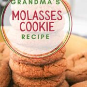 Grandma's molasses cookie recipe.