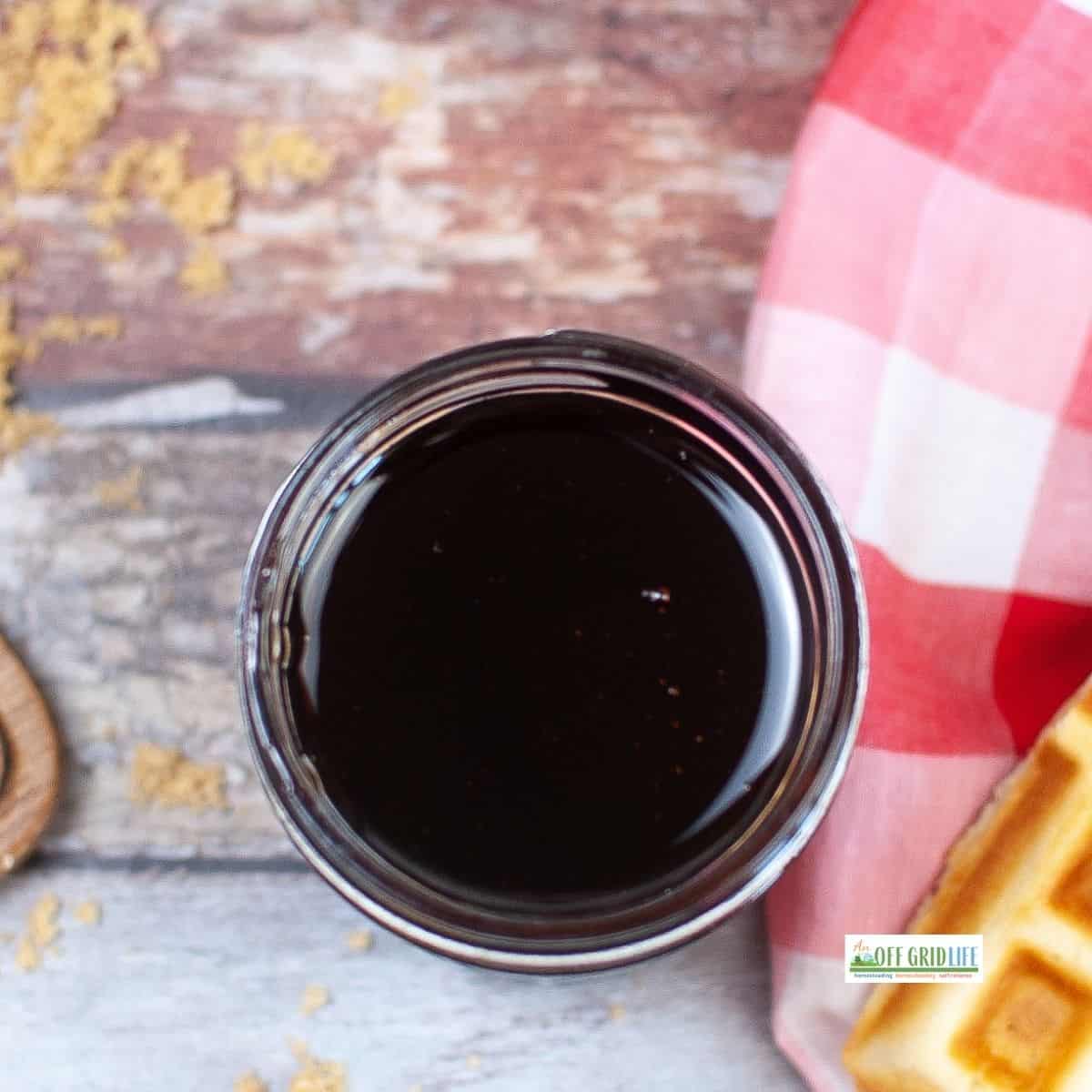 How to Make Homemade Pancake Syrup An Off Grid Life